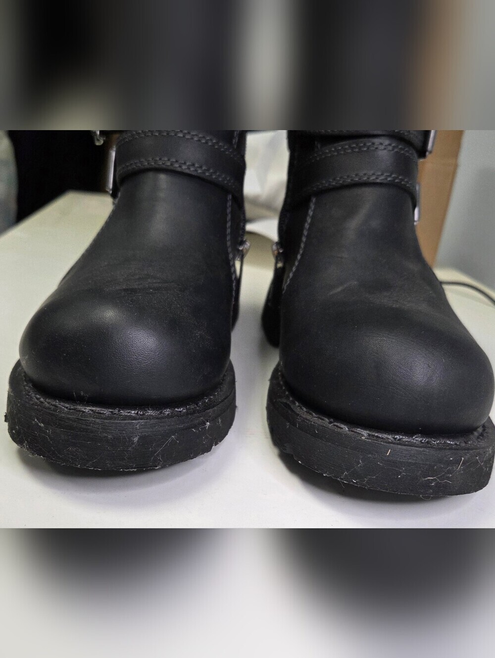 Harley-Davidson Womens Brinser Black Waterproof Motorcycle Boots Size 7.5 - Picture 5 of 10